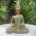 Kit buda sidarta posição bhairava mudra 23 cm e ganesha infantil 22 cm - verde oliva e bronze velho - Image 4